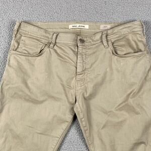 Mavi Jeans Zach Chino Pants Straight Leg Men's 38x34 Beige Causal